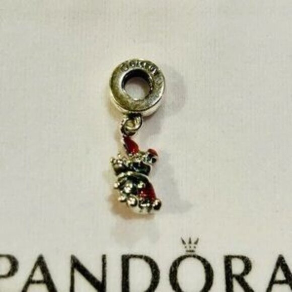 ✅Pandora Disney Winnie the Pooh Piglet & Bear Dangle Charm - Picture 3 of 4